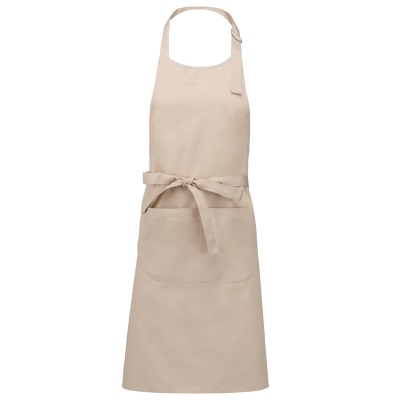 Polyester cotton apron with pocket